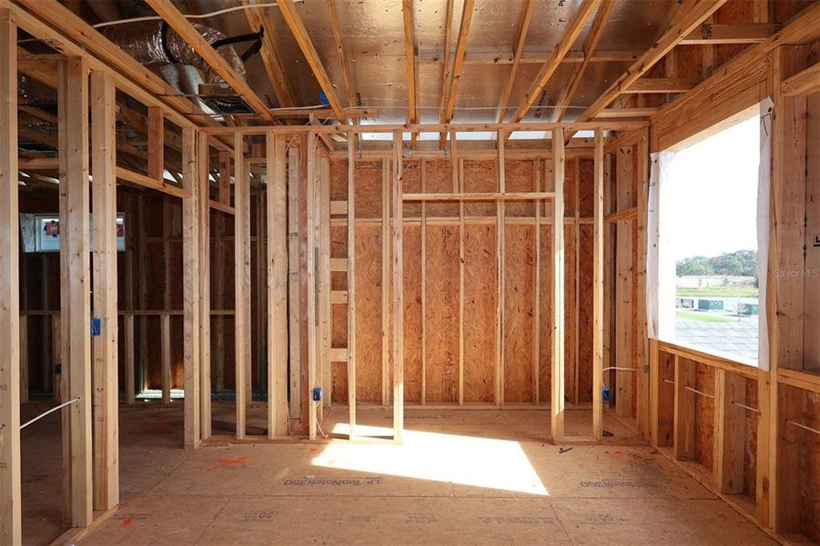 In-progress construction of a new home in Center Lake on the Park, St. Cloud, FL (Image 7).