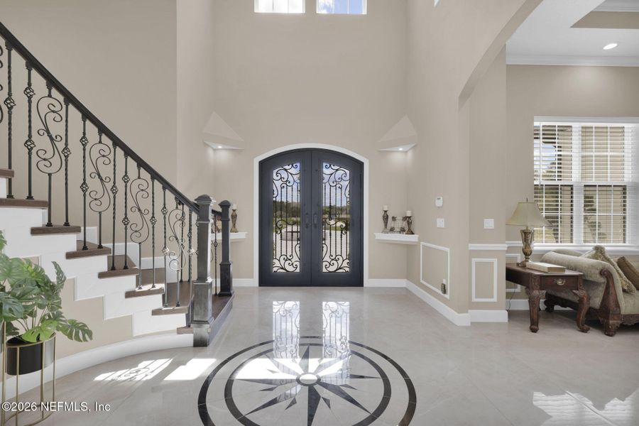 Furnished interior view inside a new home in , Jacksonville (Image 13).