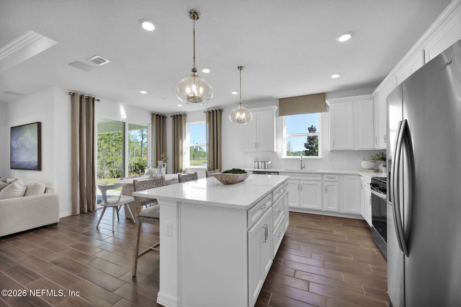 Furnished interior view inside a new home in , St. Johns (Image 19).