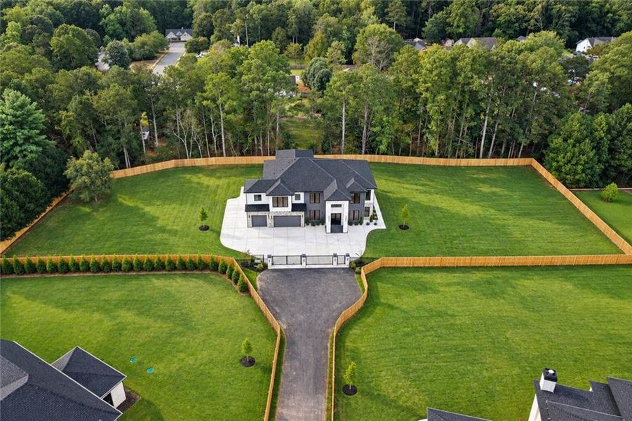 Front exterior of a new home in , Buford, GA, highlighting curb appeal (Image 26).