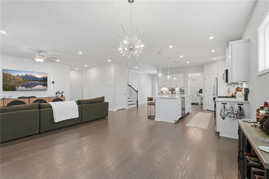 Furnished interior view inside a new home in Berkeley Mill, Cumming (Image 28).