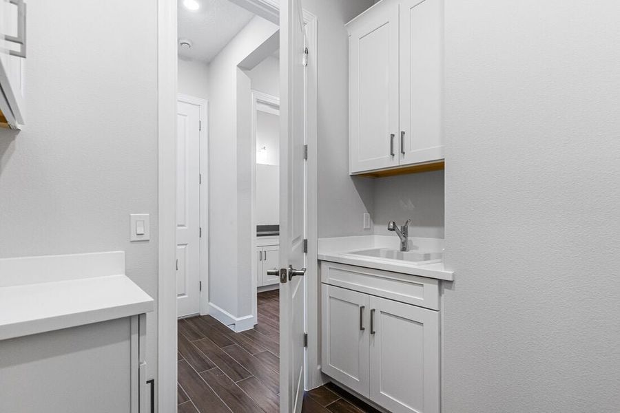 Representative furnished interior of a home built from the Letizia by Taylor Morrison in Esplanade at Center Lake Ranch, St. Cloud (Image 5).
