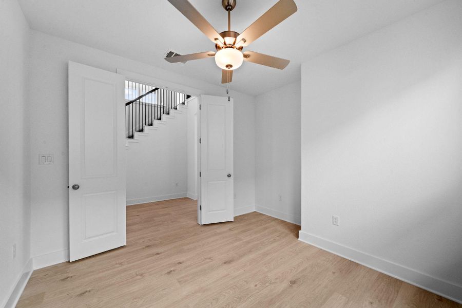 French doors in Study