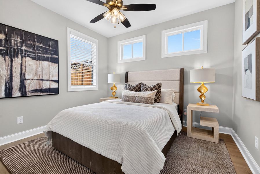 Representative furnished interior of a home built from the The Benton IV by The Providence Group in Ward's Crossing Townhomes, Johns Creek (Image 37).