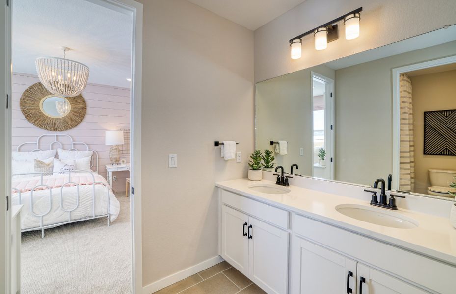 Furnished interior view inside a new home in Sterling Ranch, Littleton (Image 5).