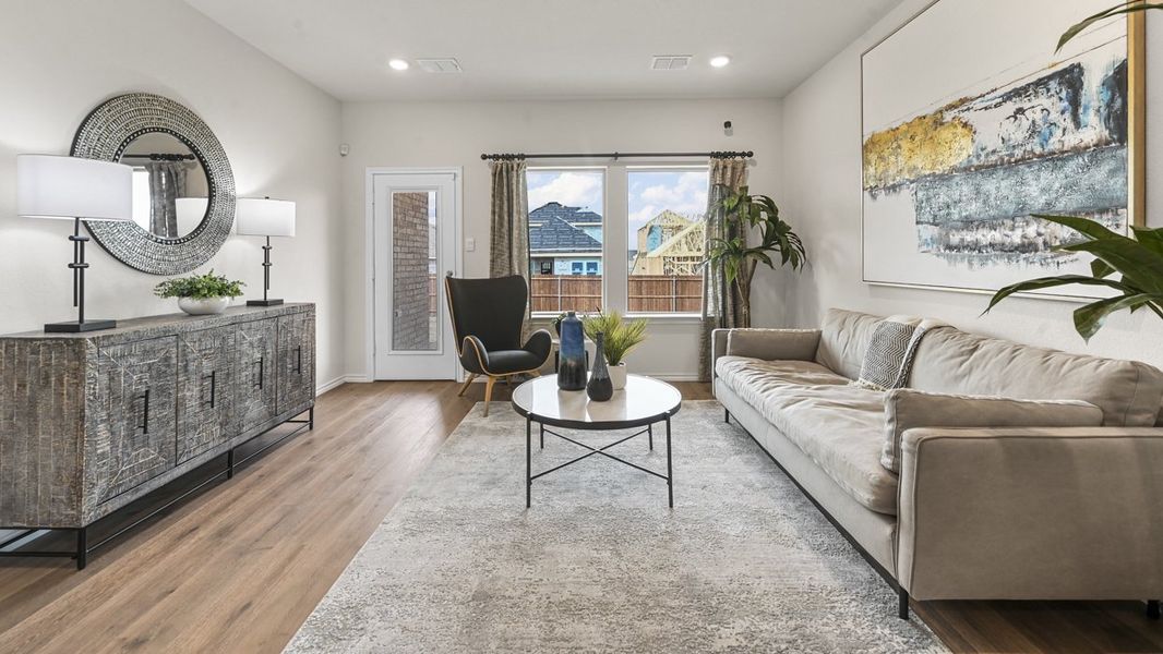 Furnished interior view inside a new home in Wildcat Ranch, Crandall (Image 16).
