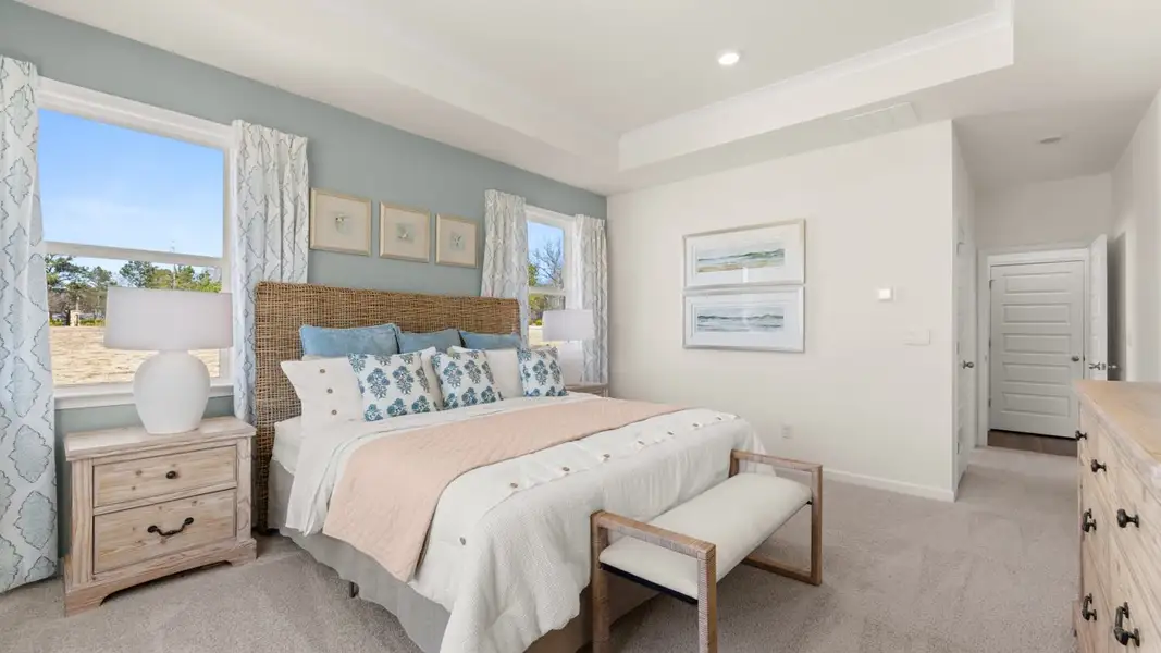 Representative furnished interior of a home built from the Denton by D.R. Horton in Jackson Landing, Jefferson (Image 26). Representative furnished interior of a home built from the Denton by D.R. Horton in Jackson Landing, Jefferson (Image 26).