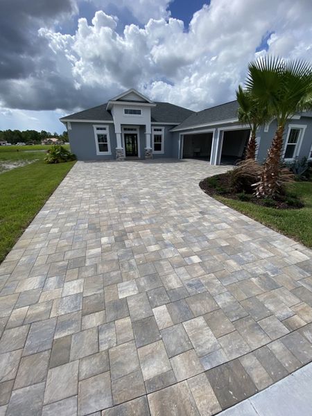 Representative exterior details of a home built from the Oakmont by Paytas Homes in The Reserve at Victoria, Deland (Image 3).