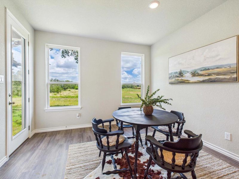 Representative furnished interior of a home built from the The Foster E by Davidson Homes LLC in Potranco Oaks, Castroville (Image 16). Representative furnished interior of a home built from the The Foster E by Davidson Homes LLC in Potranco Oaks, Castroville (Image 16).