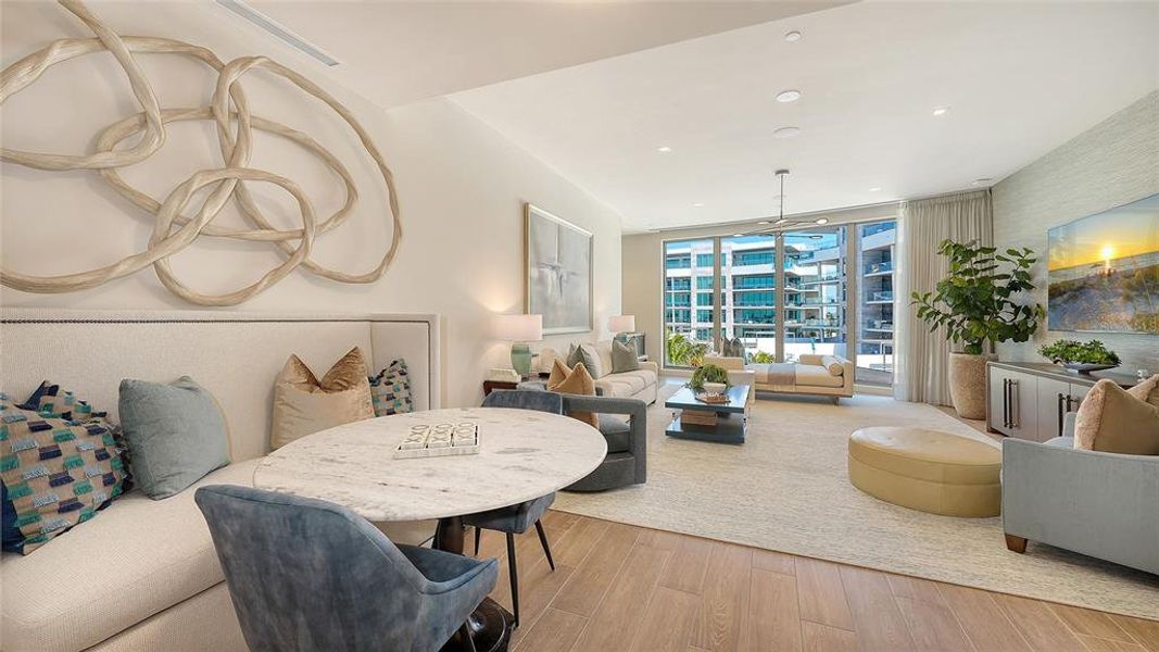 Furnished interior view inside a new home in , Longboat Key (Image 48). Furnished interior view inside a new home in , Longboat Key (Image 48).