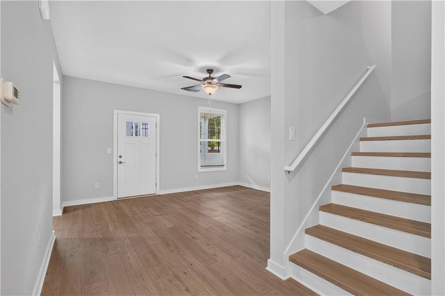 Spacious, unfurnished interior of a new home in The Cottages at East Lanier, Fayetteville (Image 19).