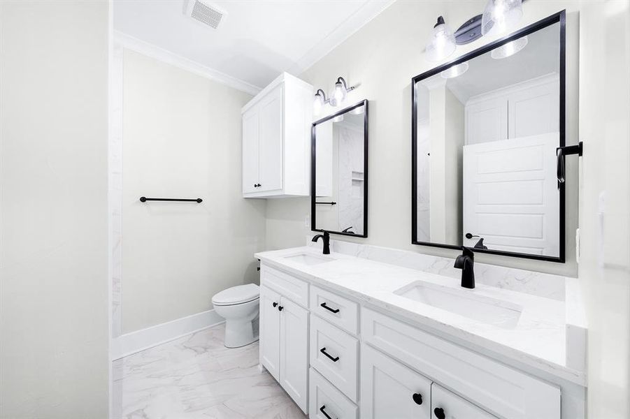 Furnished interior view inside a new home in , Mineola (Image 11).