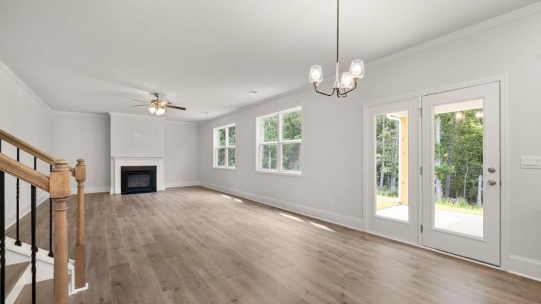 Spacious, unfurnished interior of a new home in Butner Estates, South Fulton (Image 15).