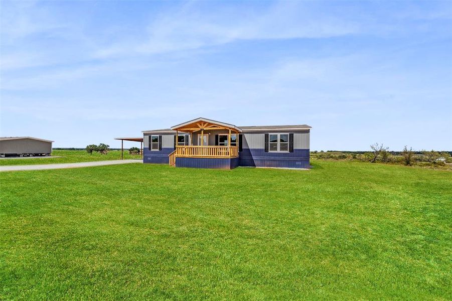 Exterior details and patio area of a home in , Poolville (Image 2). Exterior details and patio area of a home in , Poolville (Image 2).
