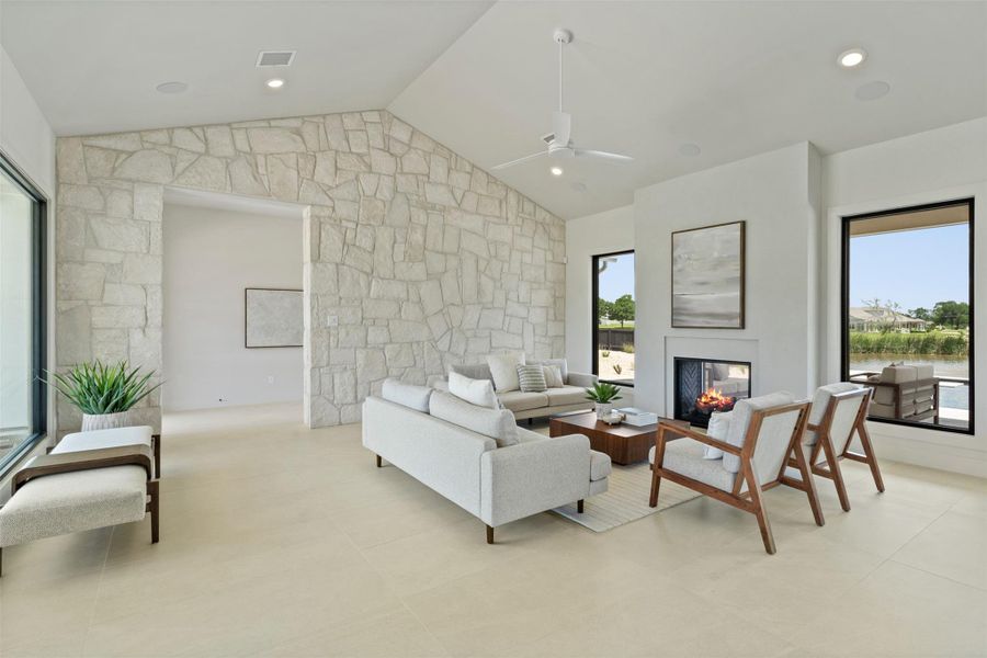 Furnished interior view inside a new home in , Belton (Image 12). Furnished interior view inside a new home in , Belton (Image 12).