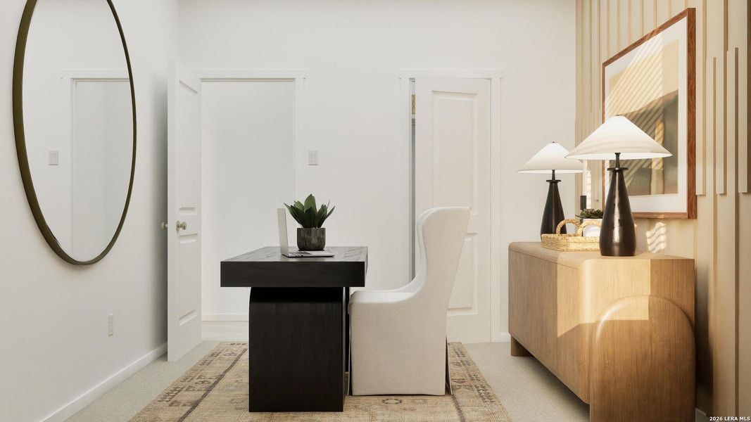 Furnished interior view inside a new home in Stone Garden, Elmendorf (Image 9). Furnished interior view inside a new home in Stone Garden, Elmendorf (Image 9).