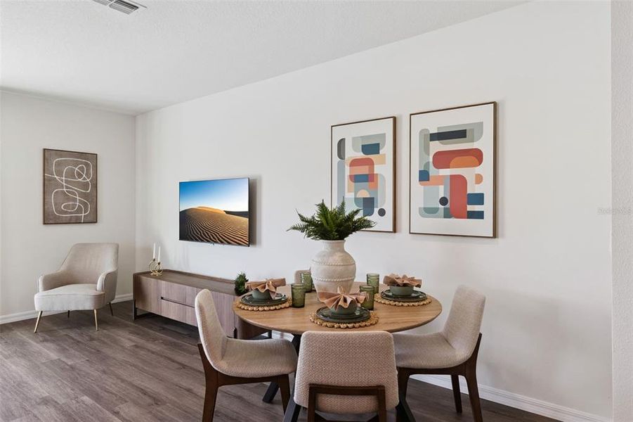 Furnished interior view inside a new home in , Lakeland (Image 14). Furnished interior view inside a new home in , Lakeland (Image 14).
