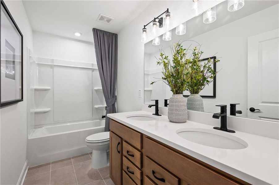 Furnished interior view inside a new home in Berkeley Mill, Cumming (Image 11). Furnished interior view inside a new home in Berkeley Mill, Cumming (Image 11).