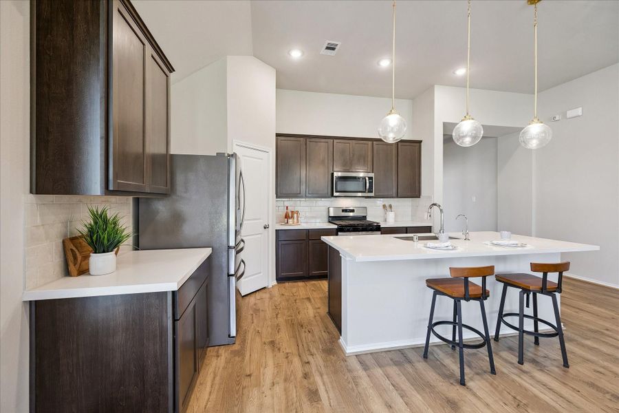 This will be your friend's and families hangout spot while you make delicious meals and wonderful memories.
