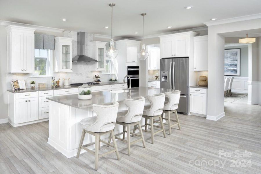 View of Kitchen with Island-Similar to Subject Property