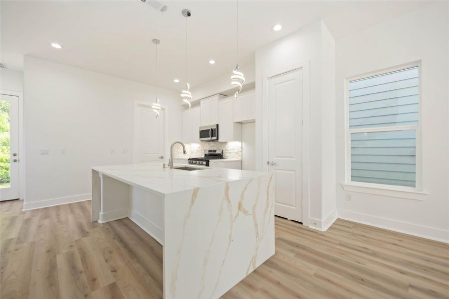 Furnished interior view inside a new home in , Houston (Image 3). Furnished interior view inside a new home in , Houston (Image 3).