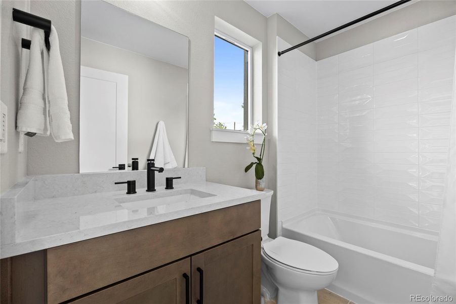 Furnished interior view inside a new home in , Denver (Image 12).