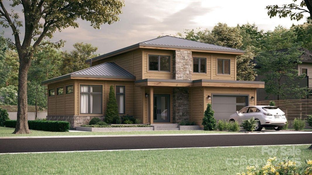 Front exterior of a new home in , Granite Falls, NC, highlighting curb appeal (Image 1). Front exterior of a new home in , Granite Falls, NC, highlighting curb appeal (Image 1).