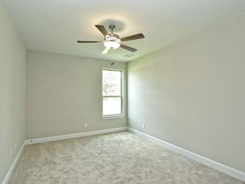 Representative unfurnished interior of a home built from the Madera II by Giddens Homes in Scofield Farms Estates, Georgetown (Image 329).