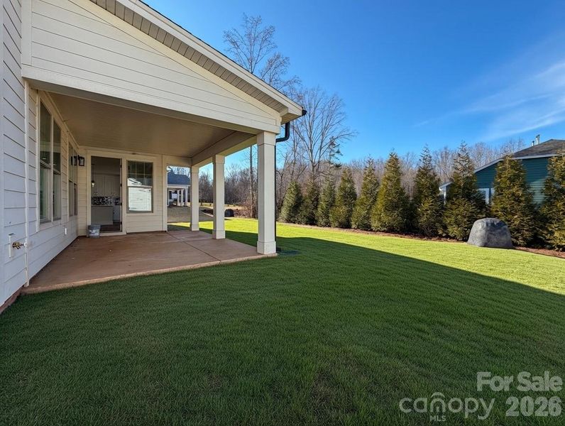 Exterior details and patio area of a home in , Mooresville (Image 3).