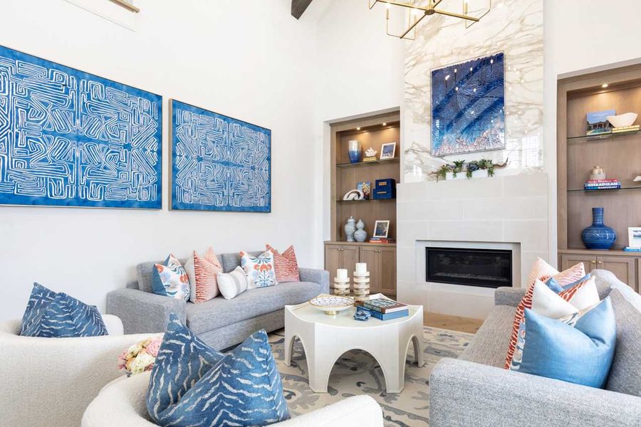 Representative Family Room - some options shown