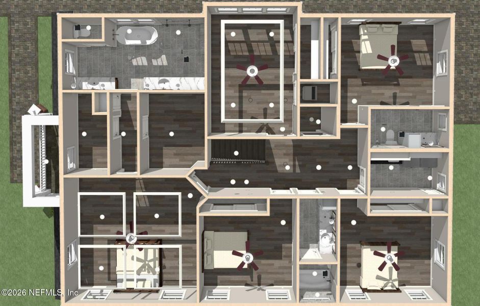 2D floor plan layout of this home in , Jacksonville, FL (Image 6). 2D floor plan layout of this home in , Jacksonville, FL (Image 6).
