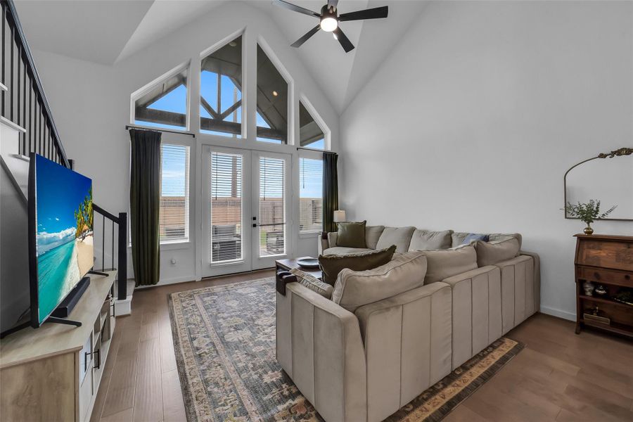 Furnished interior view inside a new home in Elyson 45' & 70', Cypress (Image 8).