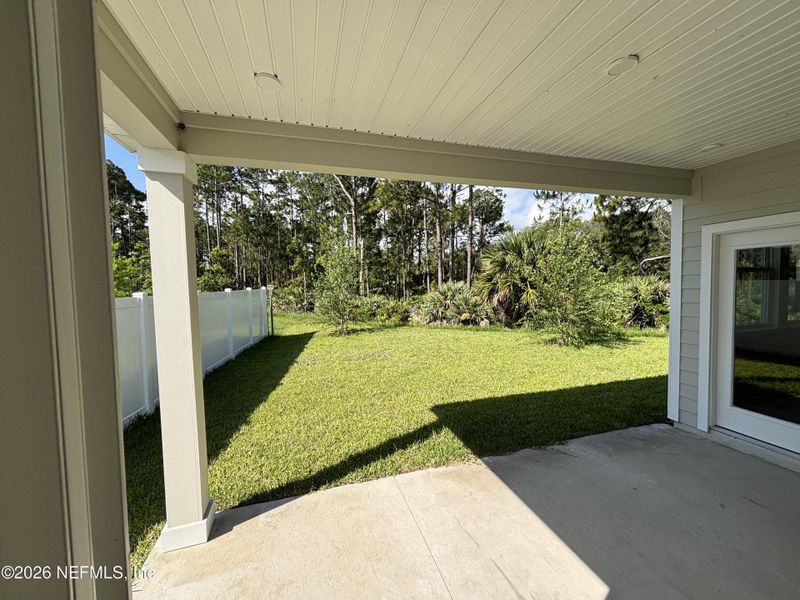 Exterior details and patio area of a home in Reserve East, Flagler Beach (Image 3).