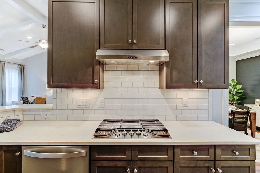 Representative furnished interior of a home built from the Ashton by Keystone Homes NC in Weybridge, Burlington (Image 36).