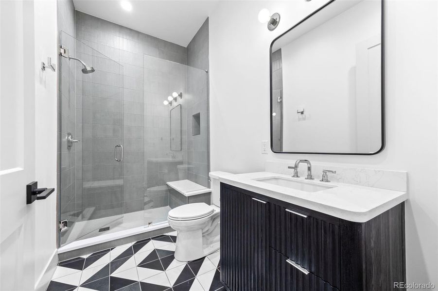 Furnished interior view inside a new home in , Denver (Image 33).