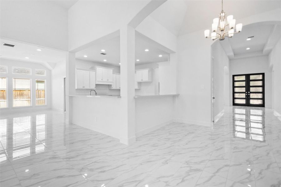 Spacious, unfurnished interior of a new home in Audubon Park 70', Magnolia (Image 19).