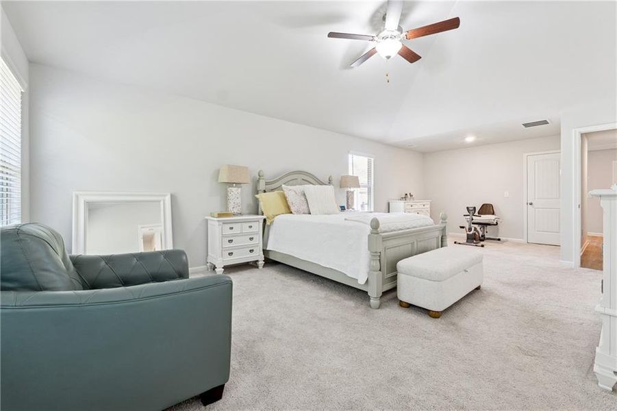Furnished interior view inside a new home in Bracknell, Loganville (Image 6). Furnished interior view inside a new home in Bracknell, Loganville (Image 6).