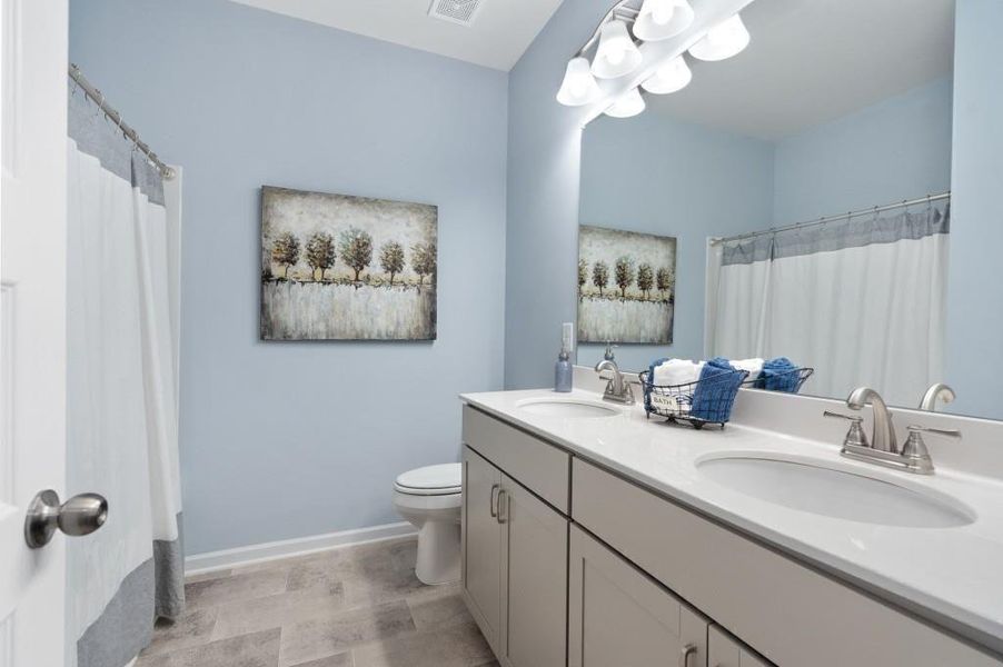 Furnished interior view inside a new home in Jones Ridge, Dallas (Image 24).