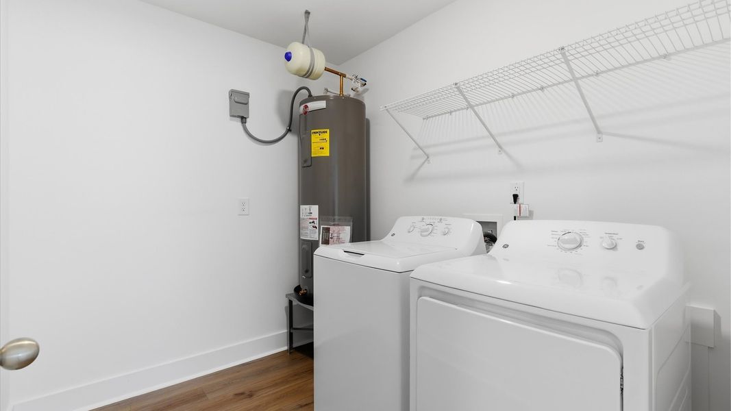 Furnished interior view inside a new home in Village at Midway, Anderson (Image 27).