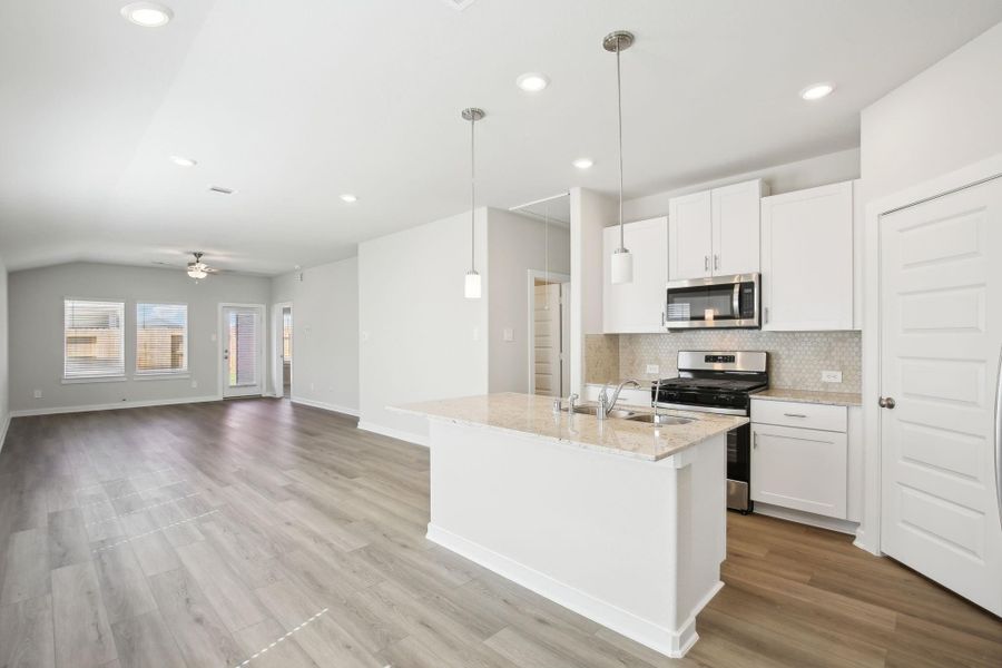 Photo is not of the actual home but is an inspirational photo of builder’s model home and may depict options, furnishings, and/or decorator features that are not included.