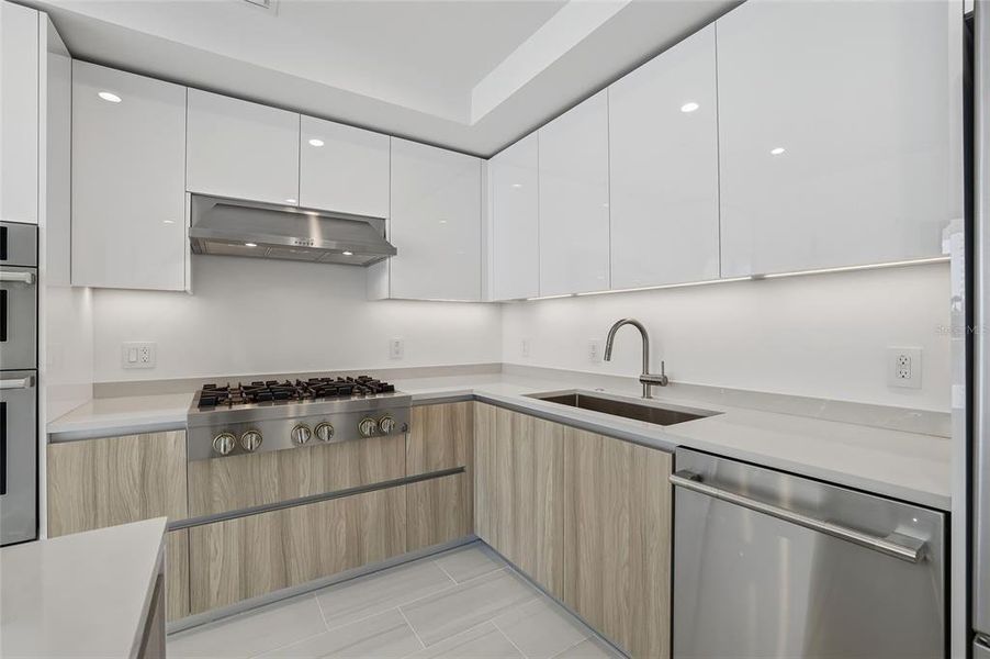 Furnished interior view inside a new home in , St. Petersburg (Image 9).