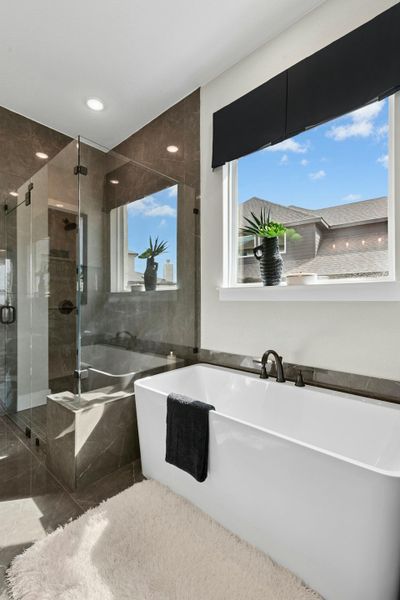 Representative furnished interior of a home built from the Oltorf by Scott Felder Homes in Meyer Ranch, New Braunfels (Image 28).