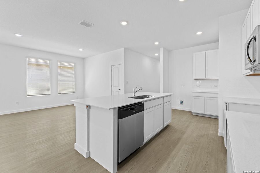 Furnished interior view inside a new home in Hightop Ridge, Converse (Image 8).
