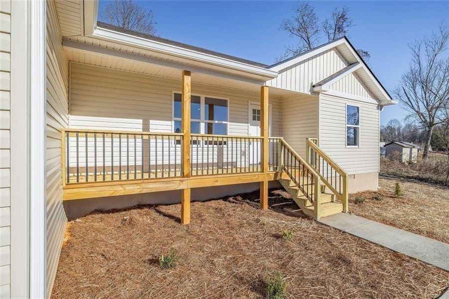 Exterior details and patio area of a home in , Mount Airy (Image 14).