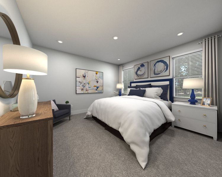 Furnished interior view inside a new home in Benders Cove - Premier Series, Mount Juliet (Image 5).