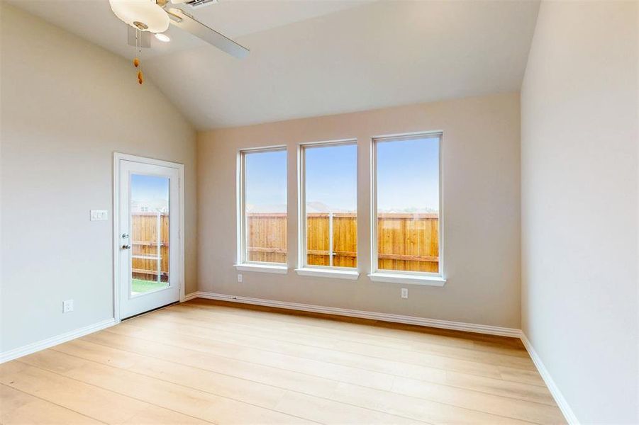 Spacious, unfurnished interior of a new home in Lilybrooke at Legacy Hills, Celina (Image 34). Spacious, unfurnished interior of a new home in Lilybrooke at Legacy Hills, Celina (Image 34).