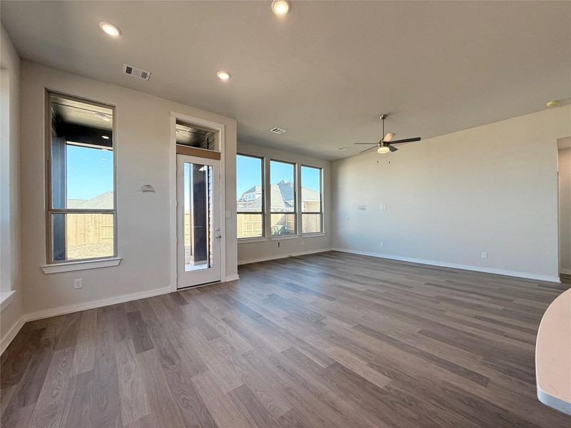 No shortage of natural light.