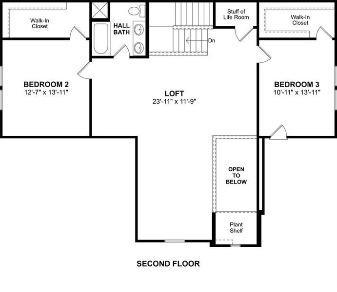 2D floor plan layout of this home in Elevon, Lavon, TX (Image 3). 2D floor plan layout of this home in Elevon, Lavon, TX (Image 3).