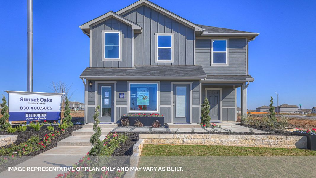 Image 36 representing the The Franklin by D.R. Horton in Sunset Oaks, Maxwell, TX.