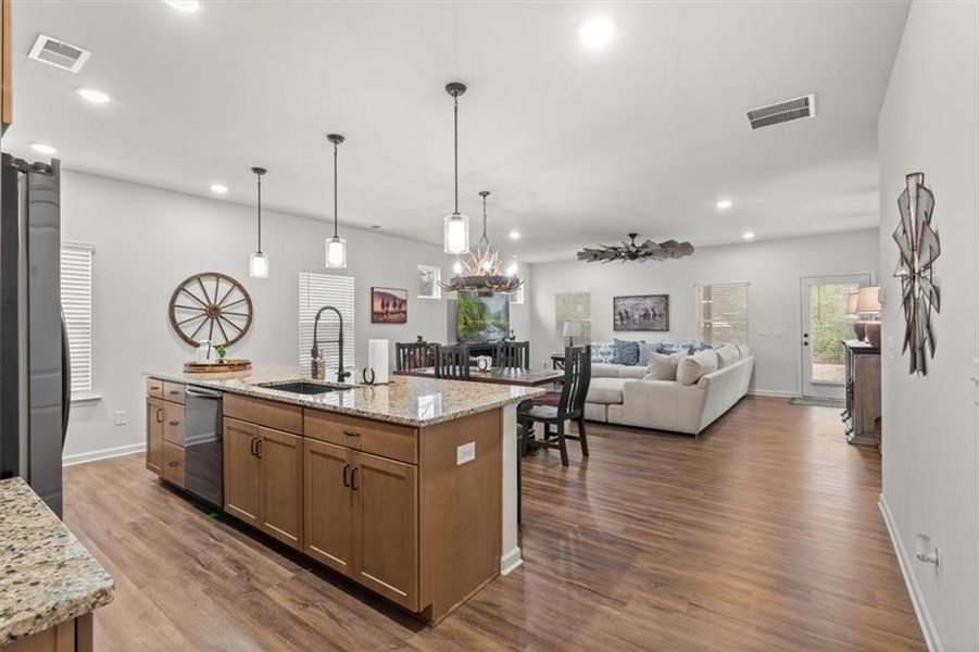 Furnished interior view inside a new home in Laurel Park, Cartersville (Image 8).